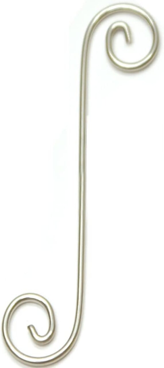 3.5" Curly Q 6 Pack Decorative Hangers for Suncatchers & Glass Panels